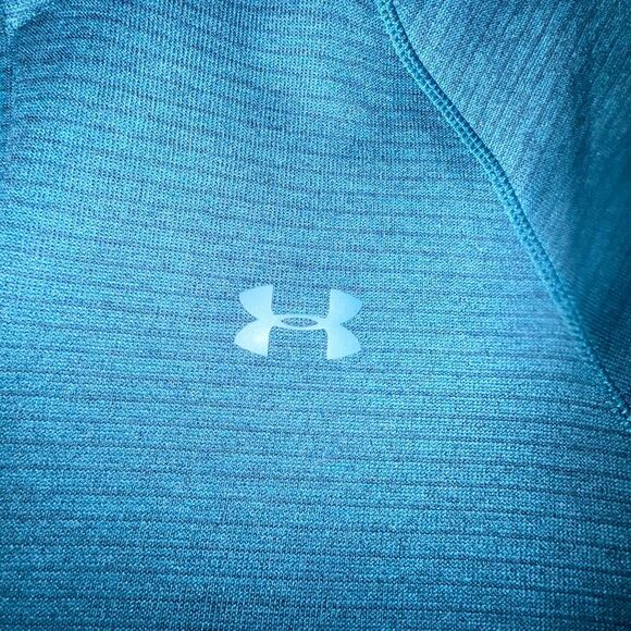 Under Armour Men's Teal Half Zip-Up Sweater Size Large - Picture 2 of 8